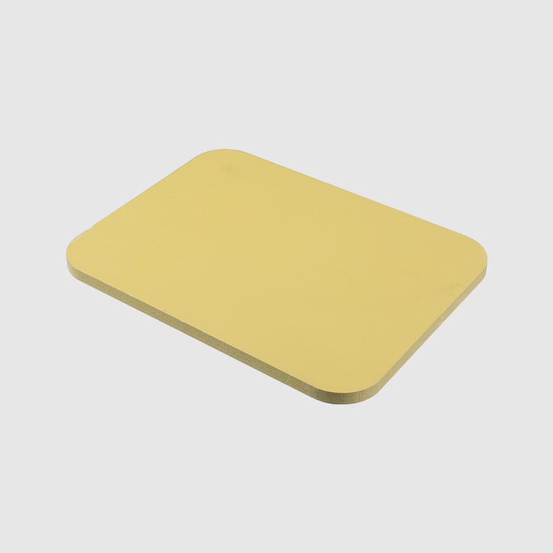 Werbeschilder gelbe PVC -Schaumplatine Plastikblätter